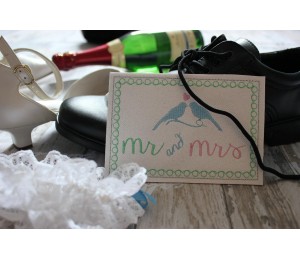 ITH Postkarte & Türschild - Birdie Love